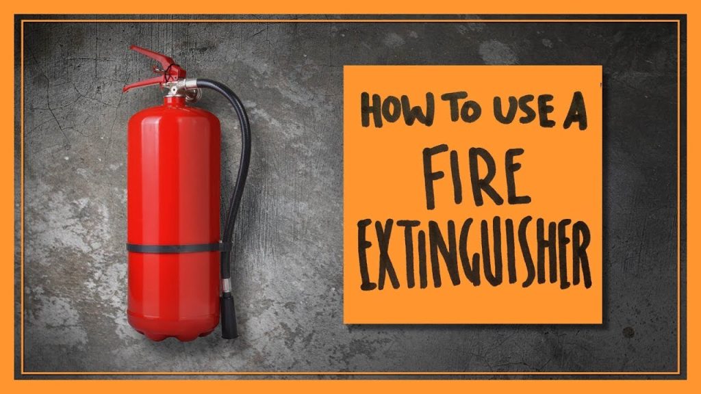  How To Use A Fire Extinguisher Correctly-Video